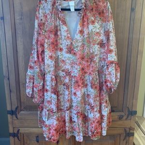 Floral flowy H&M dress